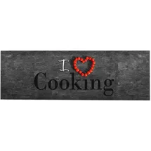 vidaXL Küchenteppich Waschbar Cooking 60x300 cm