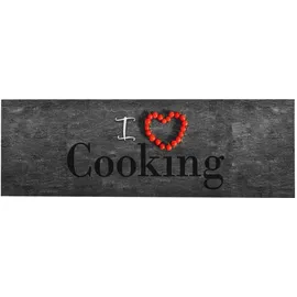 vidaXL Küchenteppich Waschbar Cooking 60x300 cm