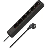 Brennenstuhl Steckdosenleiste 6-fach 1,5 m Schwarz 1 St.