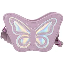DEPESCHE 12784 TOPModel Fairy Love - Handtasche in Mauve, mit Schmetterlings-Motiv, Holo-Effekt und verstellbarem Schultergurt