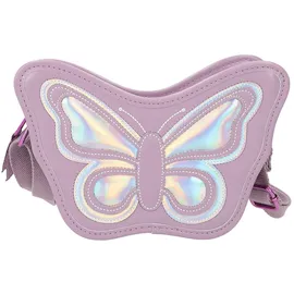DEPESCHE 12784 TOPModel Fairy Love - Handtasche in Mauve, mit Schmetterlings-Motiv, Holo-Effekt und verstellbarem Schultergurt
