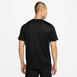 Nike Herren Miler Dri-Fit UV Shortsleeve schwarz