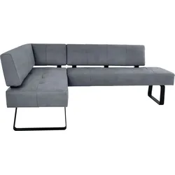 K+W Komfort & Wohnen Eckbank »Spider II«, Sitzsteppung, bequem durch Sandwichbauweise, 2 Stellmaße K+W Komfort & Wohnen ocean 52 + schwarz