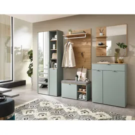 Innostyle Wandspiegel Artisan Eiche 78 x 80 cm - holzfarben ¦ Glas,Aluminium,Holzwerkstoff ¦ Maße (cm): B: 78 H: 80 T: 17.0