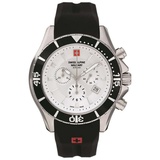 Swiss Alpine Military Herren Uhr Chronograph Analog Quarz 7040.9832SAM Siikon