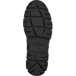 s.Oliver Damen Stiefeletten ohne Absatz zum Schnüren Vegan, Schwarz 37 EU