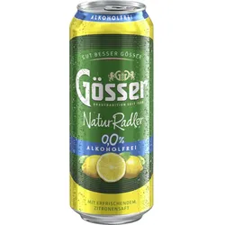 Gösser Natur Radler 0,0% alkoholfrei 0,5L