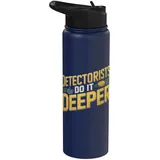 Lustiger Metalldetektor Schatzsuche Metalldetektor Stainless Steel Insulated Water Bottle