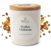 POTLUCK | Weißer Glühwein | Gewürzmischung im Keramiktopf | 60g | Vegan, glutenfrei und mit natürlichen Inhaltsstoffen