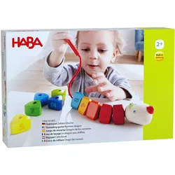 Haba Spiel Fädelspielzeug Zahlen-Drache 1 St