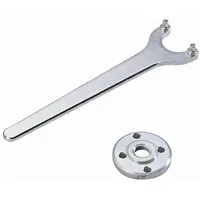 WOLFCRAFT Flanschschlüssel M 14 Mit Flanschmutter Gerade 35 Mm Schleifgitter - Wolfcraft