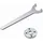 WOLFCRAFT Flanschschlüssel M 14 Mit Flanschmutter Gerade 35 Mm Schleifgitter - Wolfcraft