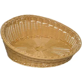 APS Korb "PROFI LINE", Ø 31-37 cm, Höhe 12 bzw. 6 cm, Polypropylen, beige