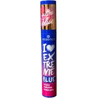 Essence live LIFE in CORAL I LOVE EXTREME BLUE crazy volume Mascara