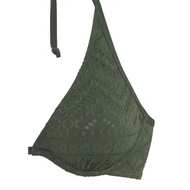 LASCANA Bikini-Top Damen Grün 42 Cup F