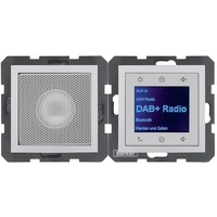 Berker Radio mit Lautspr. DAB+ B.x alu matt