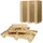 TransPak Pressholzpalette 760 x 1140 mm Holz braun