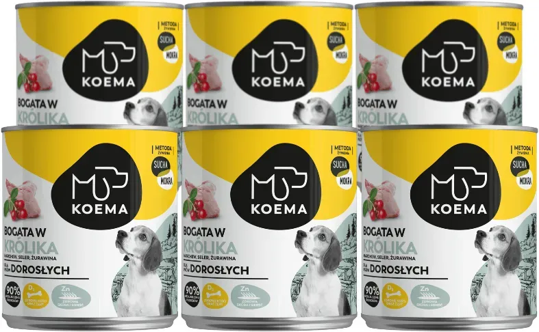 Koema reich an Kaninchen 6x800g (Rabatt für Stammkunden 3%)