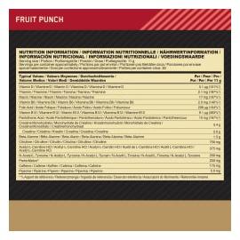 Optimum Nutrition Gold Standard Pre-Workout Fruit Punch Pulver 330 g