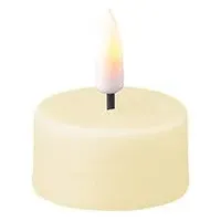 Deluxe Homeart Teelicht 2 St. creme
