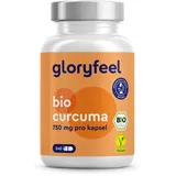 Bio Curcuma 240 Kapseln - 4500mg Bio Kurkuma + Bio schwarzer Pfeffer mit Piperin