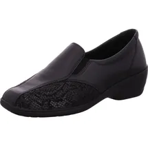 ACO Olga 54 Damenschuhe Halbschuhe Slipper Schwarz Freizeit, Schuhgröße:41 EU - Schwarz