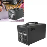 Lfp Tragbare Powerstation Solargenerator 480 Wh 600 W Schwarzes Aluminium Silikongehäuse 120000 Mah Reise Camping