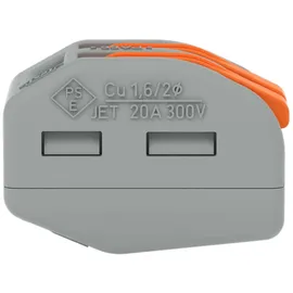 WAGO GMBH & CO. KG WAGO GmbH& Co. KG Verbindungsklemme 2x0,08-4qmm grau 222-412
