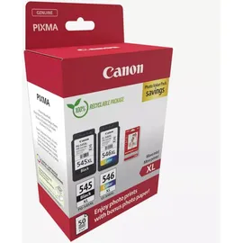 Canon PG-545XL schwarz + CL-546XL CMY