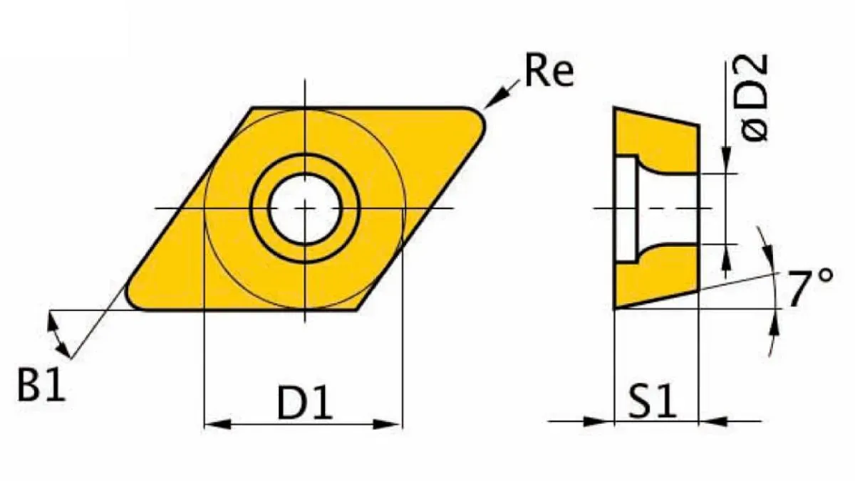 Optimum HM-Ersatzwendeplatten  ISO DCMT11T304