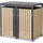 ML-Design Mülltonnenbox 132 x 80 x 116,3 cm bronze