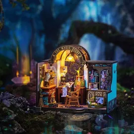 ROBOTIME Rolife 3D-Holz-Puzzle DIY Miniature House The Magic Study