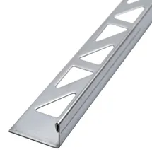 Dalsys Fliesenschiene Fliesenprofil Edelstahl L-Profil 2,5m x 8mm, Fliesenprofil