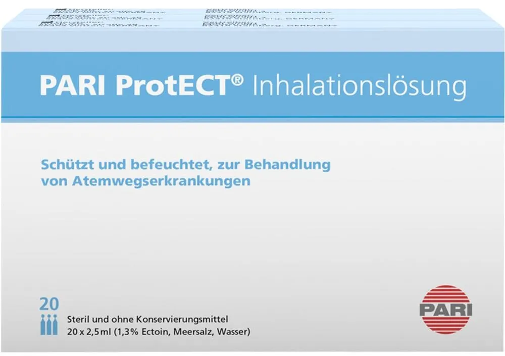 Pari Protect Inhalationslösung mit Ectoin 60x2.5ml 150 ML