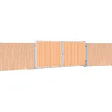 Zweiflügeliges Holzbauzauntor Set