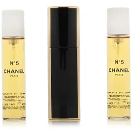 CHANEL No. 5 Eau de Parfum refillable 20 ml + Eau de Parfum Refill 2 x 20 ml