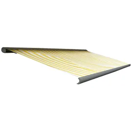 Mendler Kassettenmarkise T122 400 x 23 cm gelb