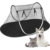Katzen-Outdoor-Zelt, faltbares Hunde-Laufstall, tragbar, Outdoor-Zelt für Haustiere, Katzen-Spielhaus, Outdoor-Zelt für drinnen und draußen, Reisen, Camping Zorq