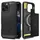 SPIGEN iPhone 16 Pro Rugged Armor Hülle schwarz