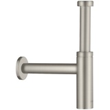 Hansgrohe Flowstar S Designsiphon 51305, Farbe: Edelstahl-Optik