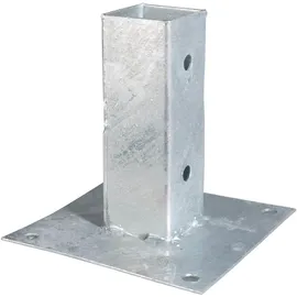 GAH Alberts Zaunpfosten 71 x 71 mm Grau/Stahl