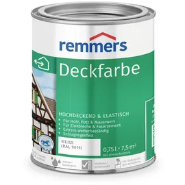 Remmers Deckfarbe 750 ml weiß seidenmatt