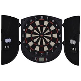 Homcom Elektronische Dartscheibe Dartboard Dart-set mit 6 Darts Soundeffekte