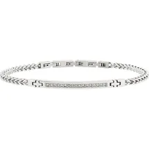 Breil Armband aus Edelstahl mit Zirkonia Silber TJ3366 Größe 22 cm