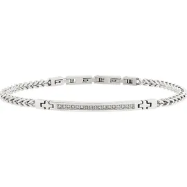 Breil Armband aus Edelstahl mit Zirkonia Silber TJ3366 Größe 22 cm