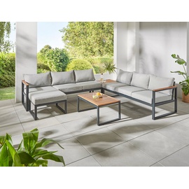 KONIFERA Gartenlounge-Set »Rhodos«, Sitzmöbel-Sets beige (natur) Outdoor Möbel Terassenmöbel,Aluminium,Akazienholz Bestseller