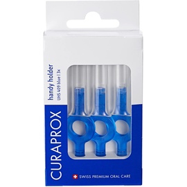 Curaprox UHS 409 Handy Holder blue holders + caps