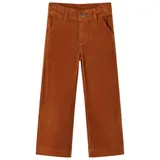 vidaXL Kinderhose Cord Cognac 104