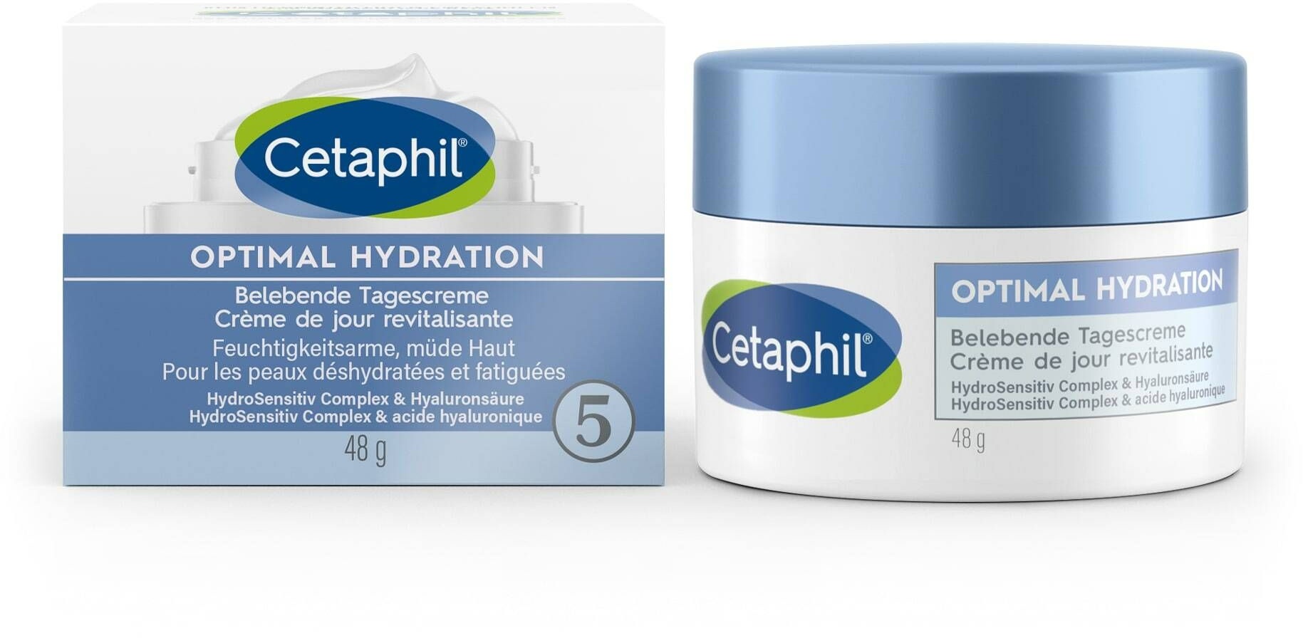 Cetaphil Optimal Hydration Belebende Tagescreme, feuchtigkeitsarme, müde Haut