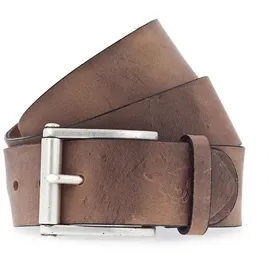 Mustang Herrengürtel Leder 110 cm braun